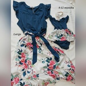 Floral Matching Dress Set